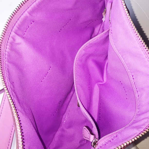 Lilac COACH crossbody satchel - Picture 6 of 8